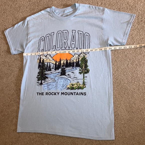 size M, bust up to 40" inches, new condition, Colorado Rocky Mountains ⛰️ shirt - Picture 5 of 8